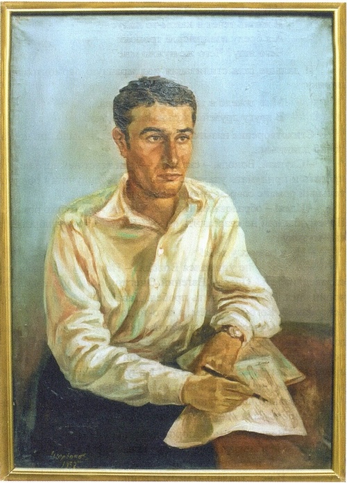Романс Печорина. Портрет работы В.Щербакова. 1952 г.    