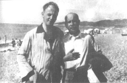 И.О.Дунаевский и Е.А.Долматовский. 1955 г. Фото Е.И.Дунаевского